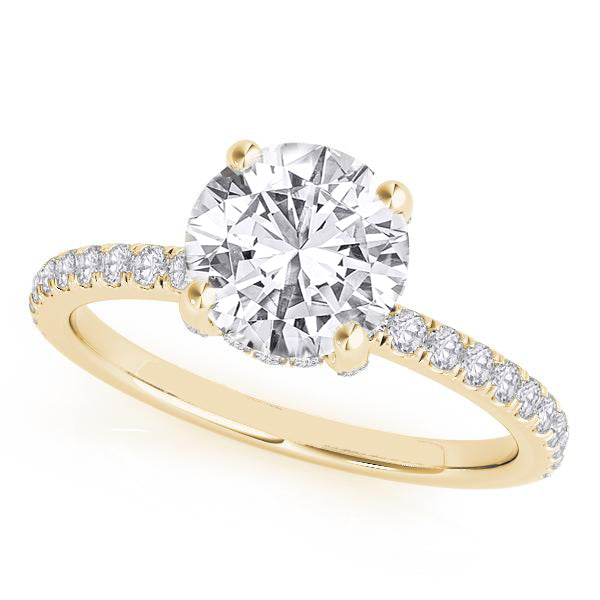 Elena diamond engagement ring setting - Starfire Diamond Jewellery