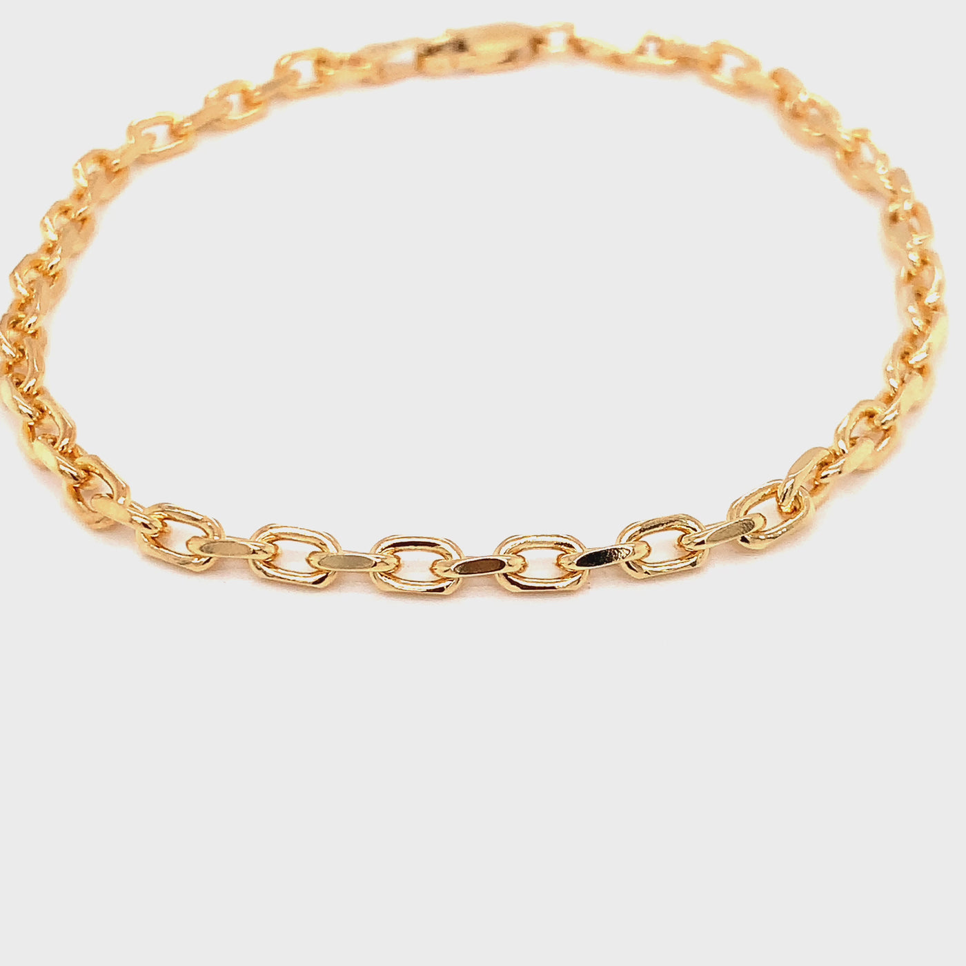 Golden Essentials Cable Bracelet