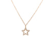 Dainty Open Star yellow