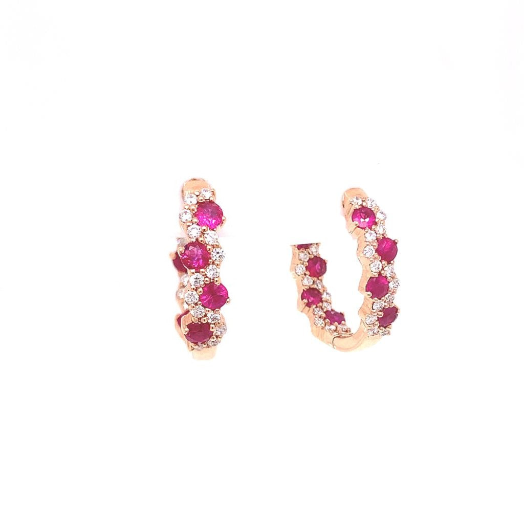 Eden Ruby hoops