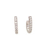 Oval Huggies earring