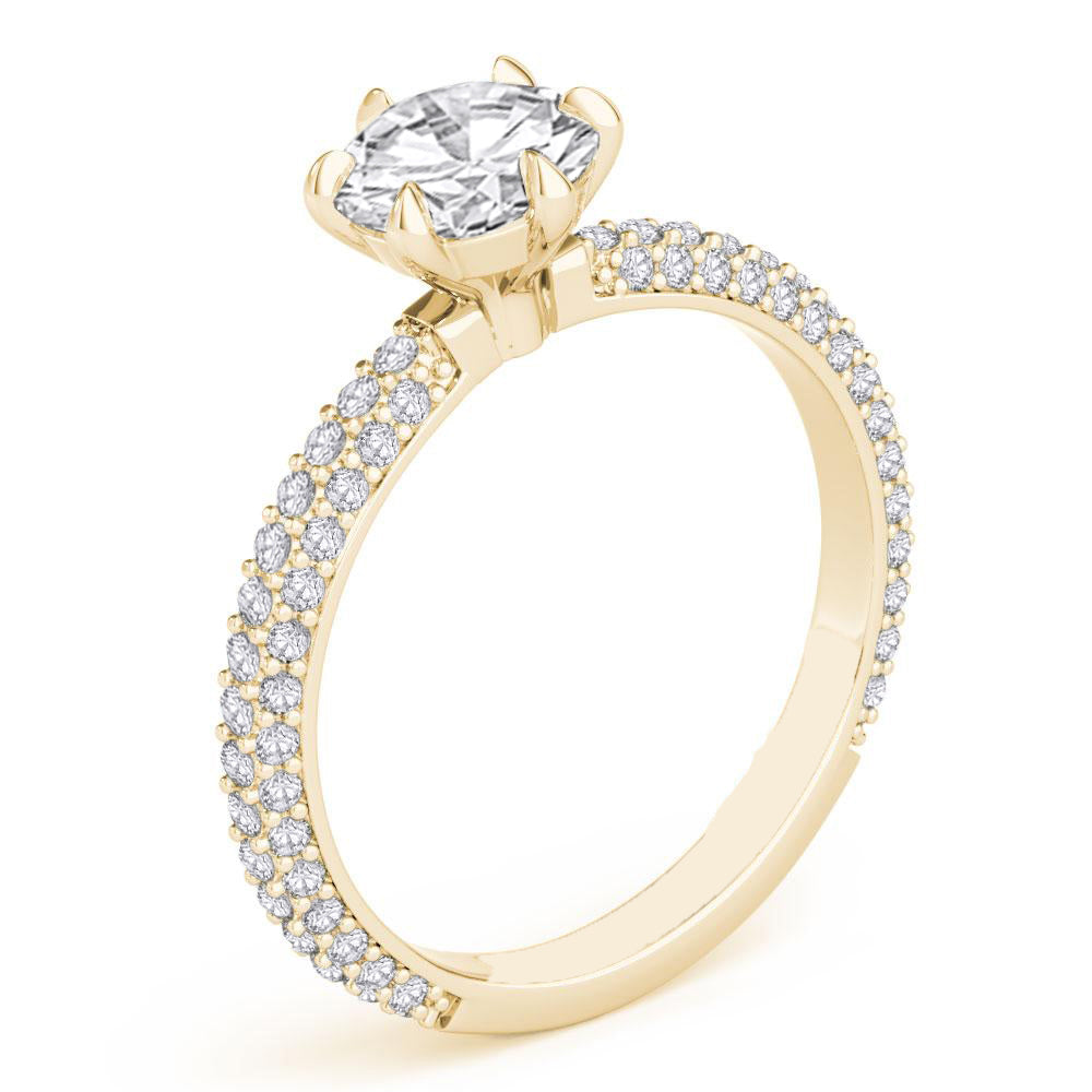 Alba engagement ring setting - Starfire Diamond Jewellery