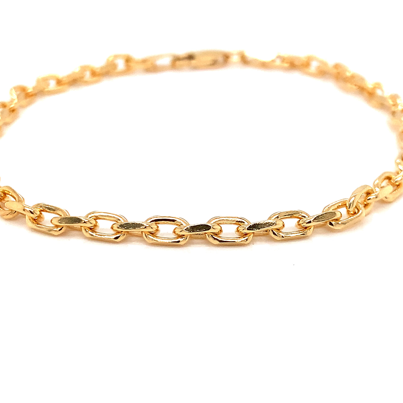 Golden Essentials Cable Bracelet